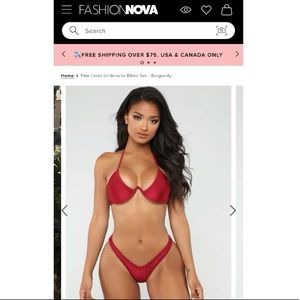 FASHIONNOVA Underwire Bikini / Size XL
